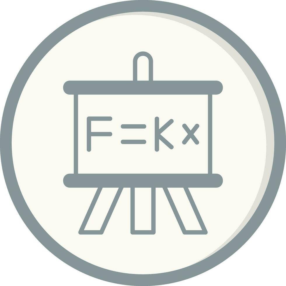 icono de vector de fórmula