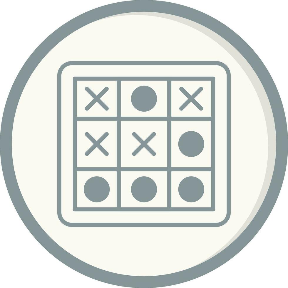 Tic Tac Toe Vector Icon