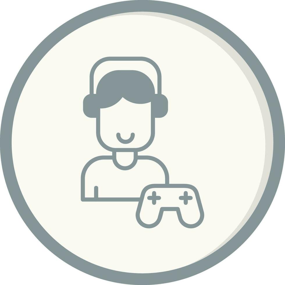 Gamer Vector Icon