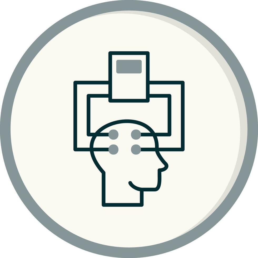 Electroencephalogram Vector Icon