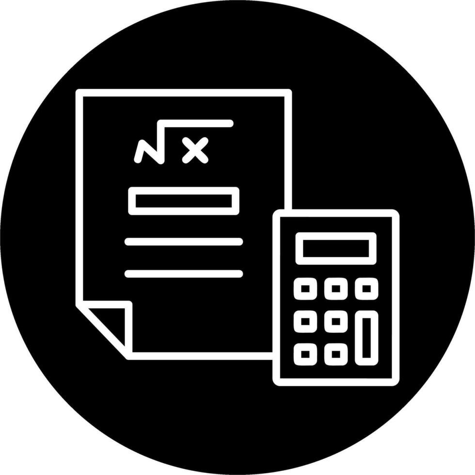 Mathematics Vector Icon