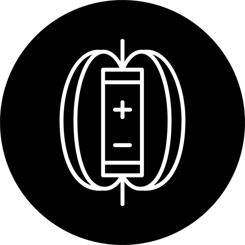 Magnetic Field Vector Icon