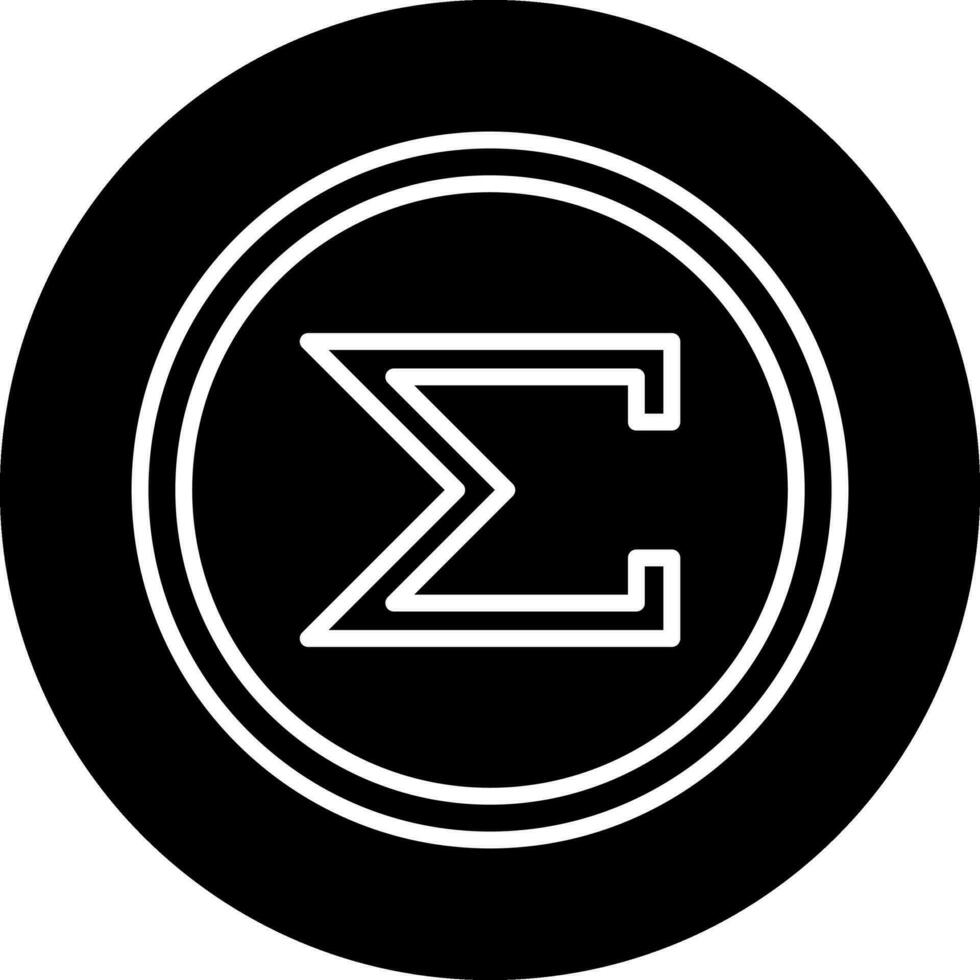Sum Vector Icon