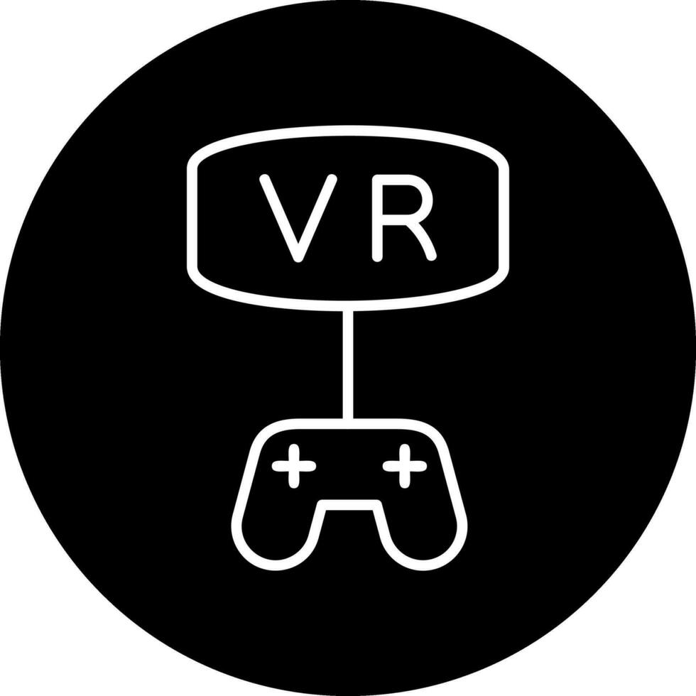 vr juego vector icono