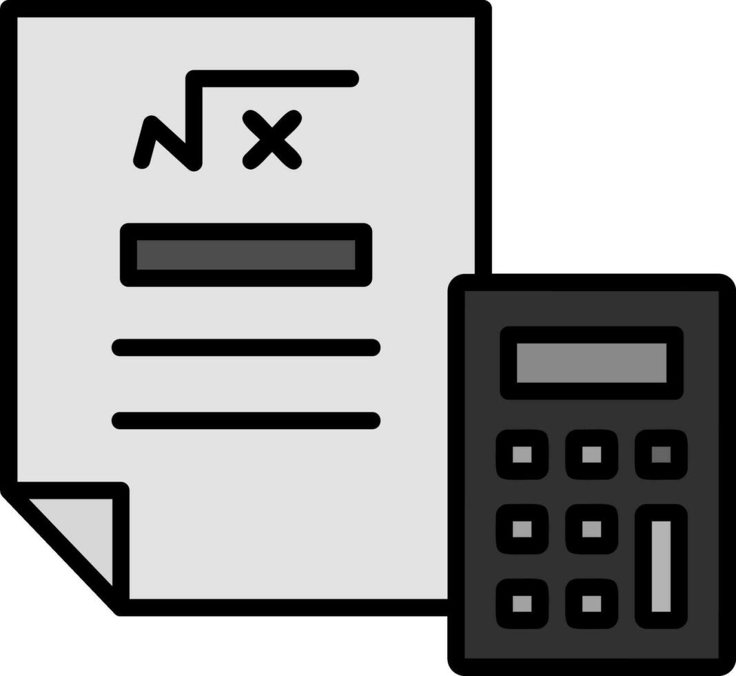 Mathematics Vector Icon