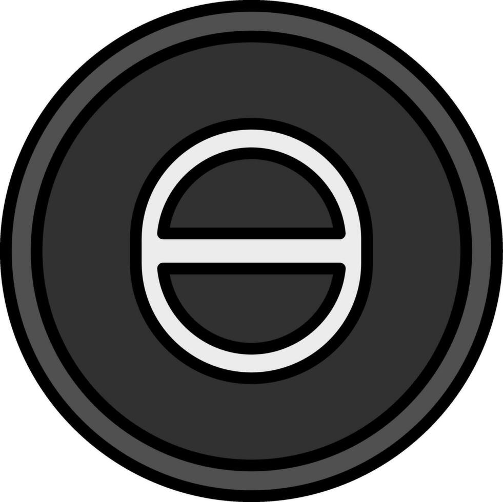 Theta Vector Icon