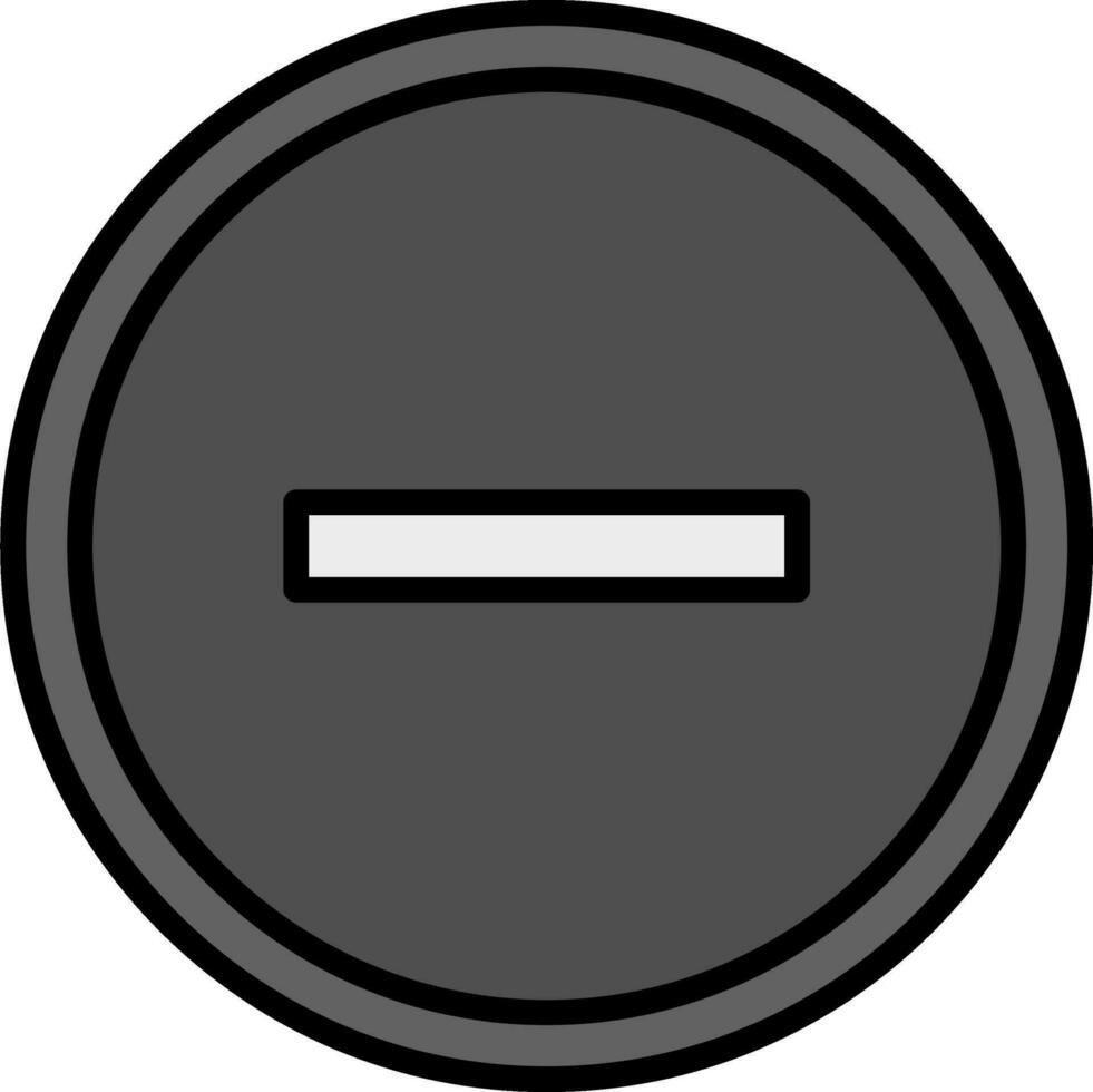 Minus Vector Icon