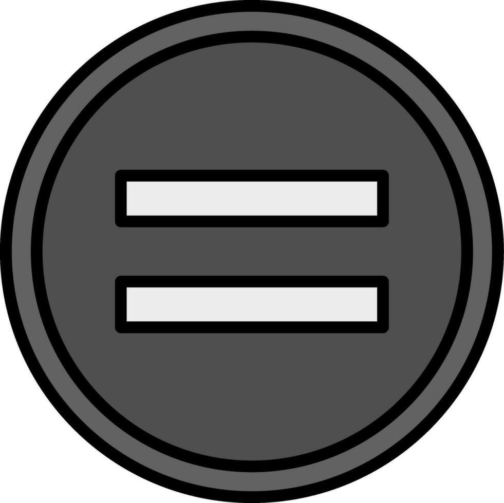 icono de vector igual