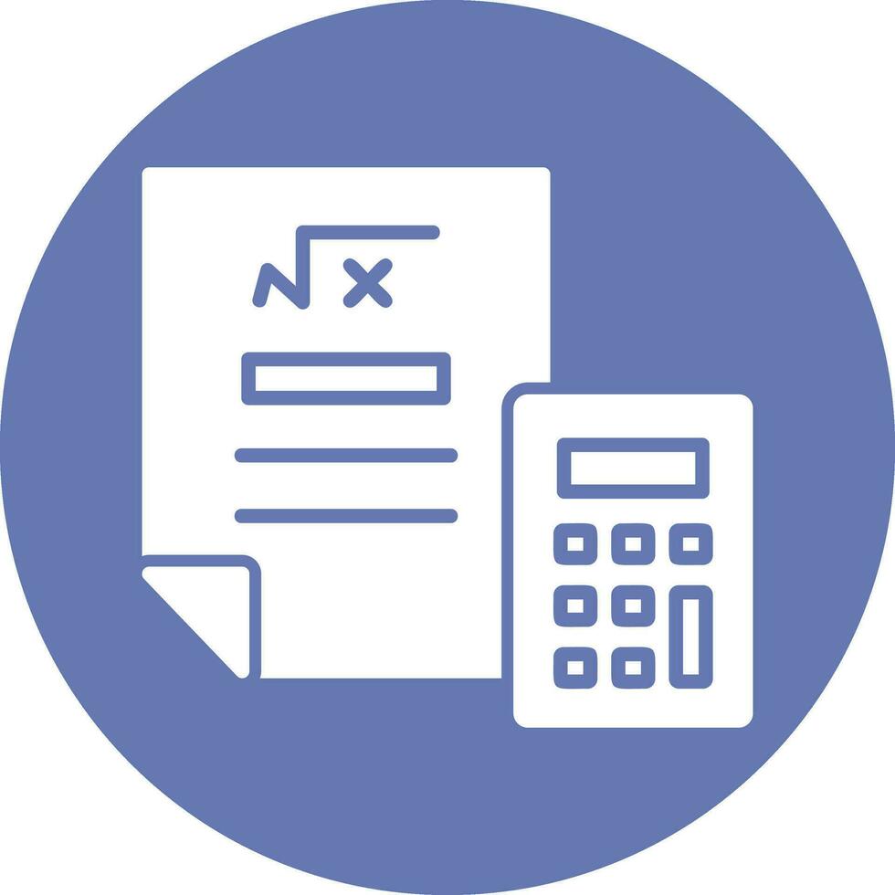 Mathematics Vector Icon