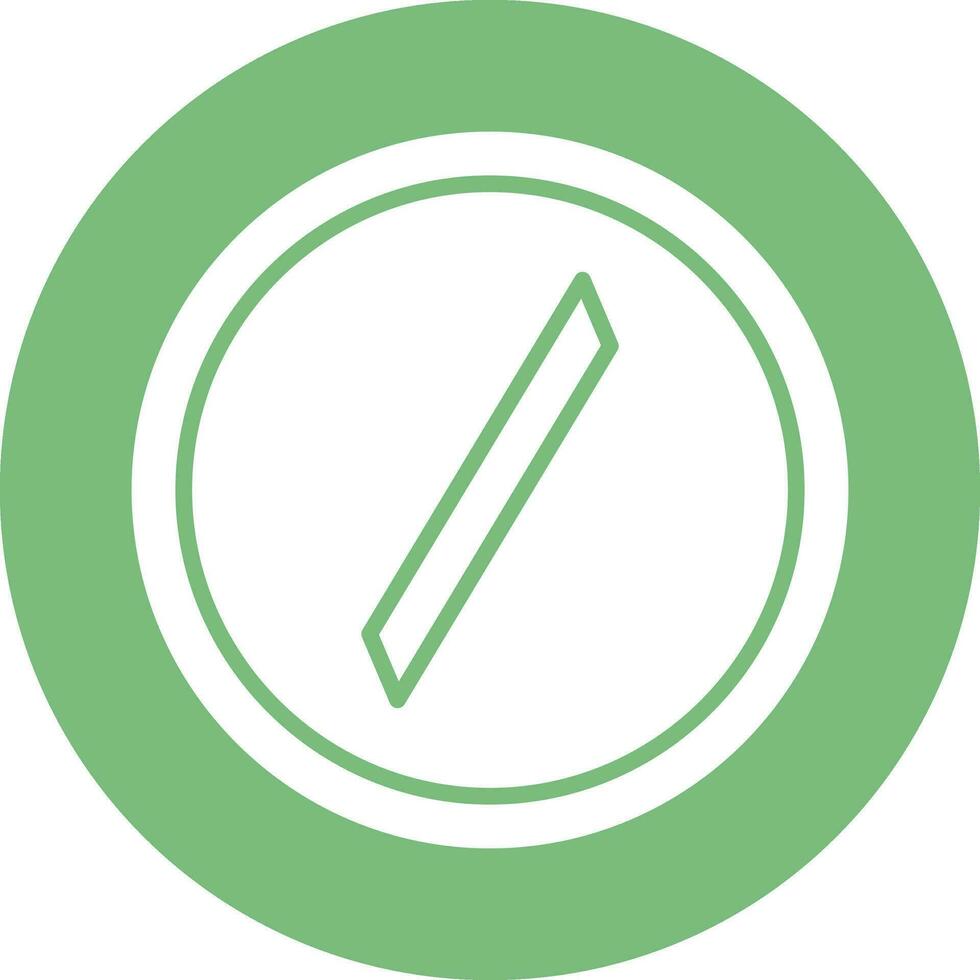 Slash Vector Icon