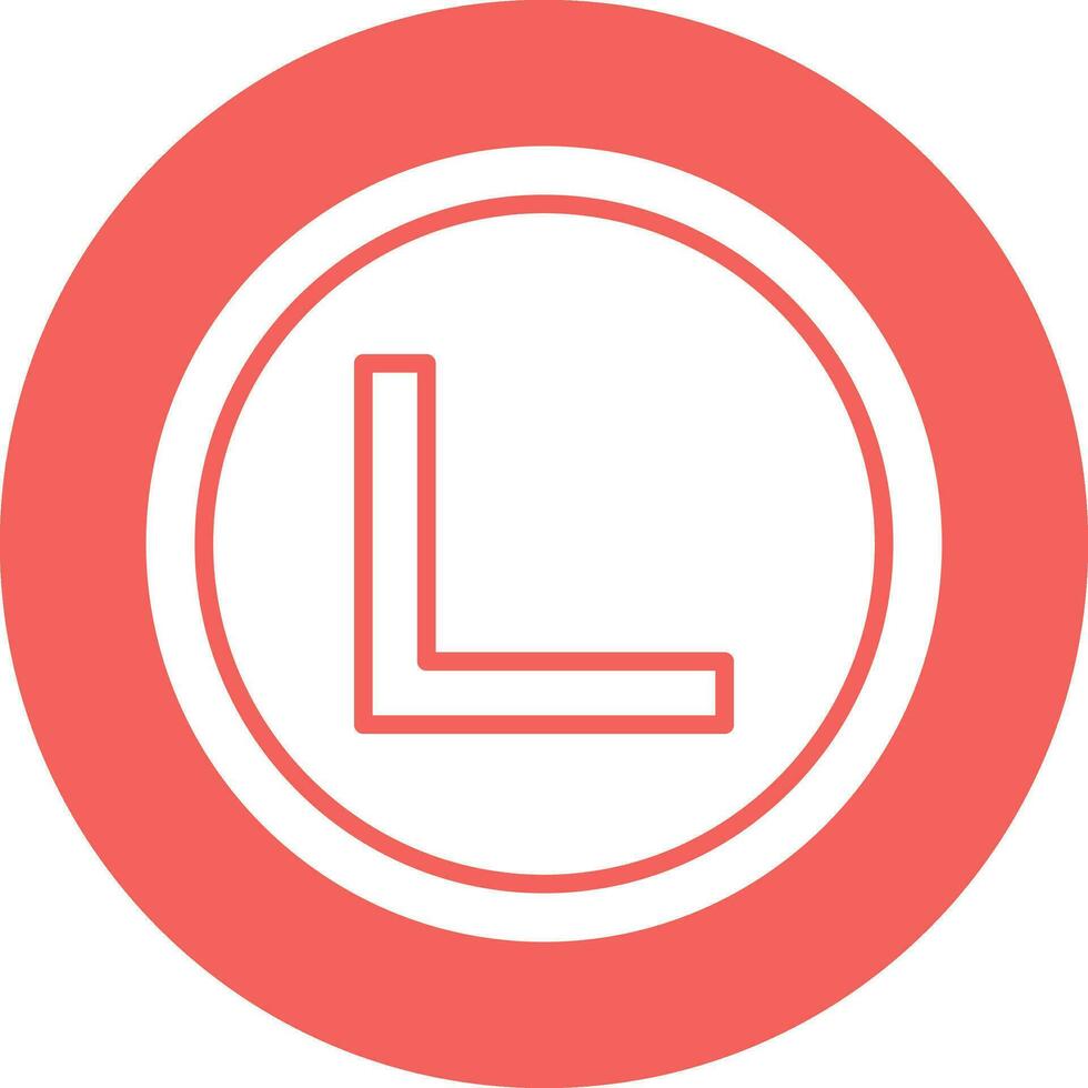 Right Angle Vector Icon