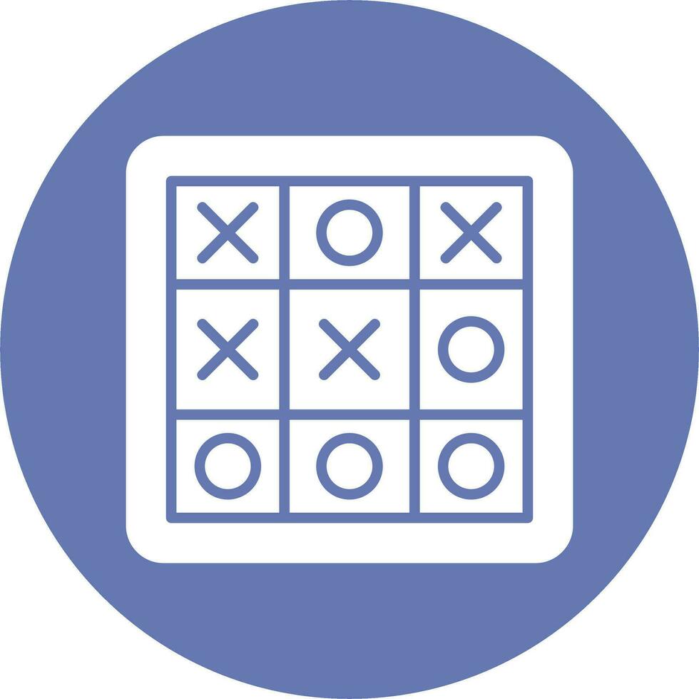 Tic Tac Toe Vector Icon