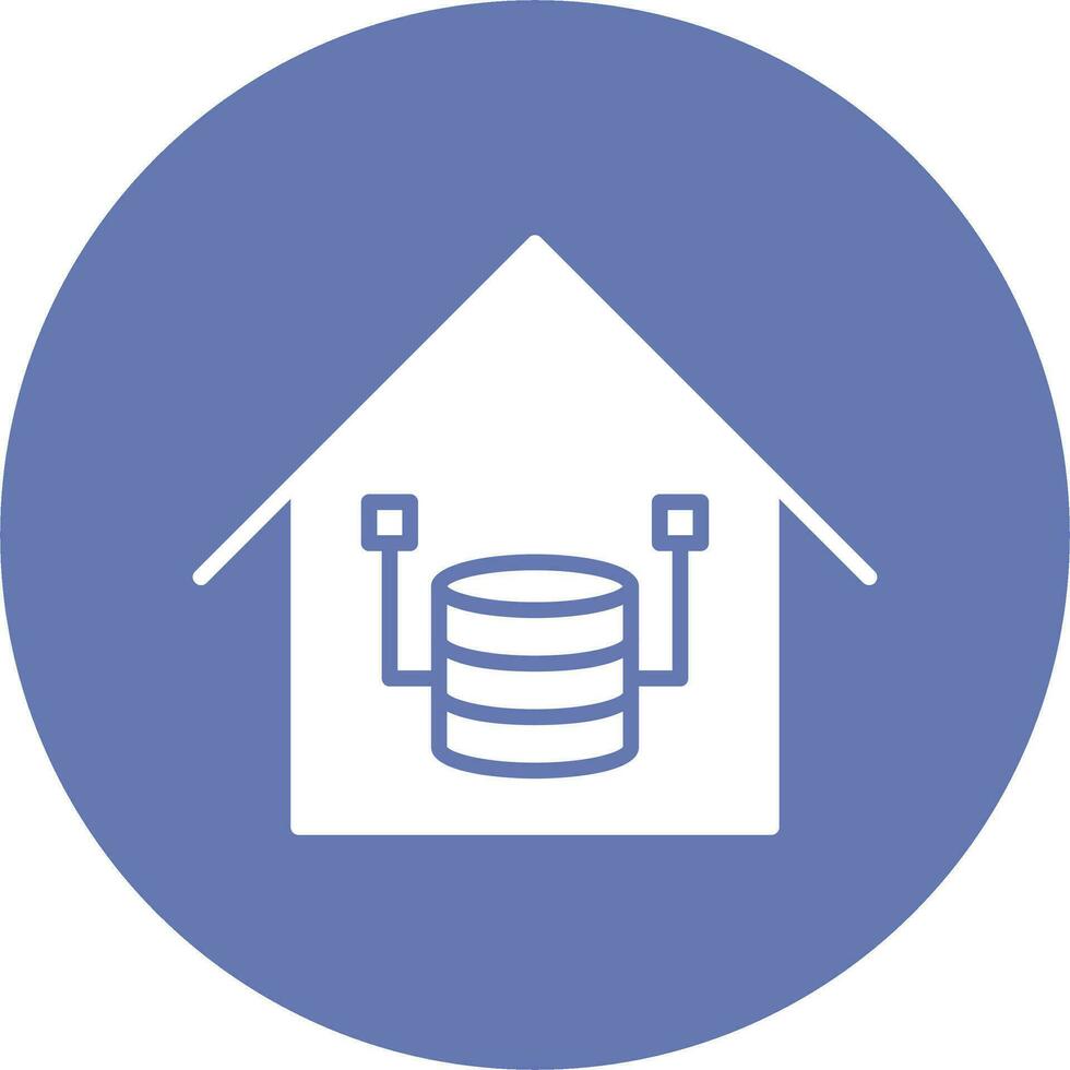 Data Warehouse Vector Icon