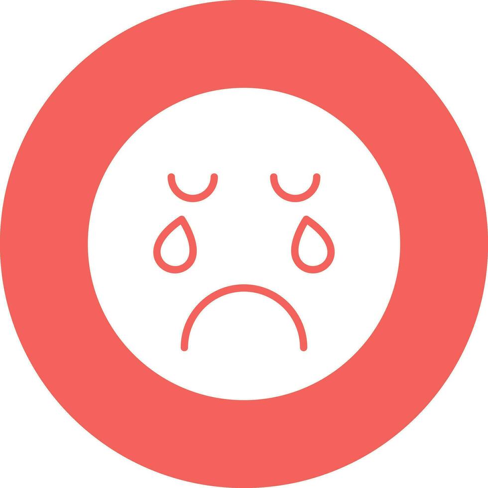 Crying Vector Icon