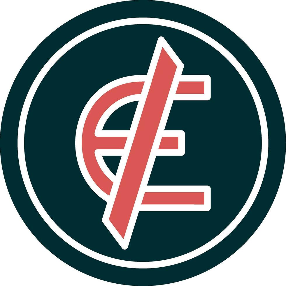 Not Equal Vector Icon