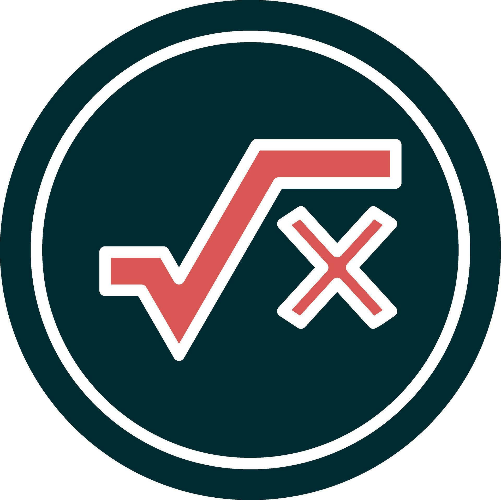 Square Root Vector Icon 30968575 Vector Art at Vecteezy
