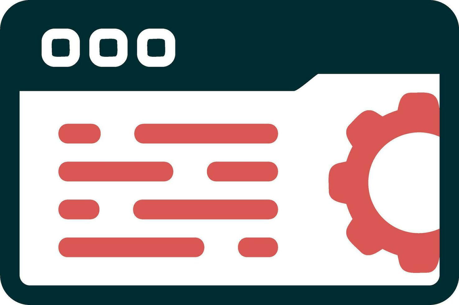 Web Settings Vector Icon
