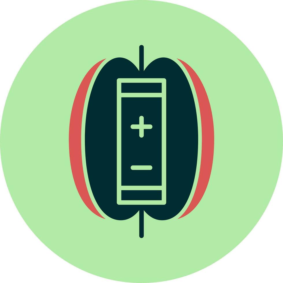 Magnetic Field Vector Icon