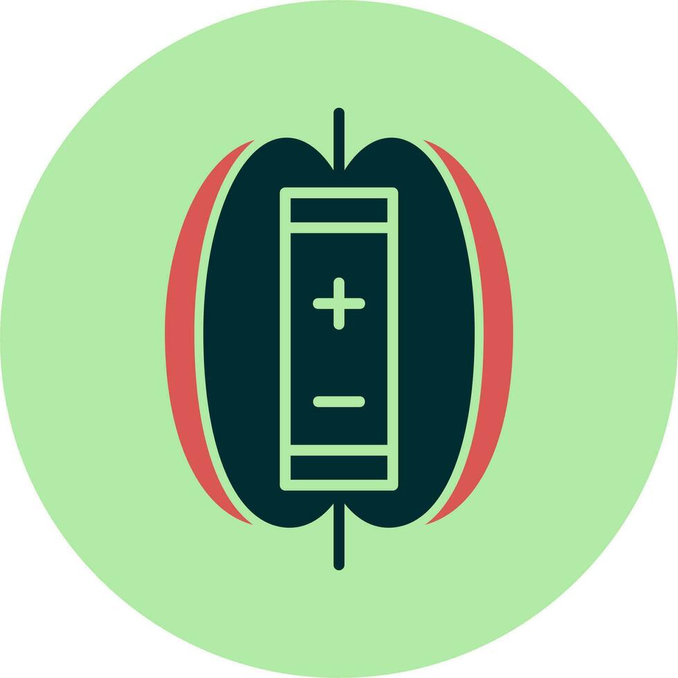 Magnetic Field Vector Icon