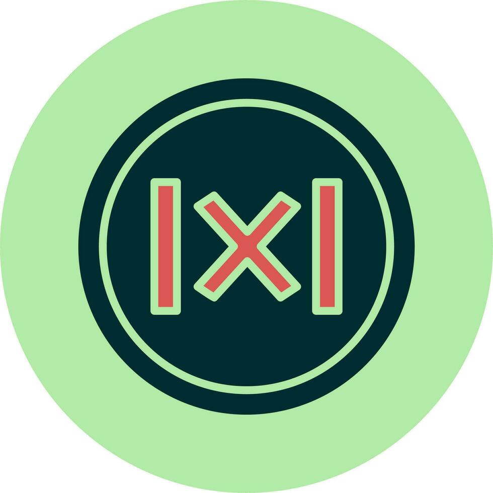 Absolute Value Vector Icon