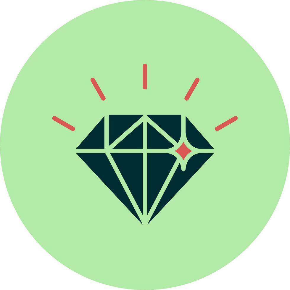 icono de vector de diamante