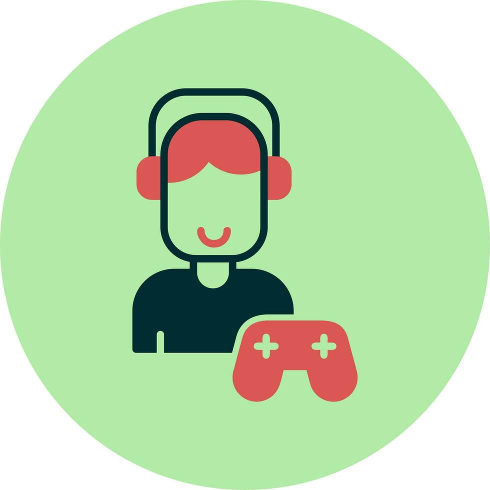 Gamer Vector Icon