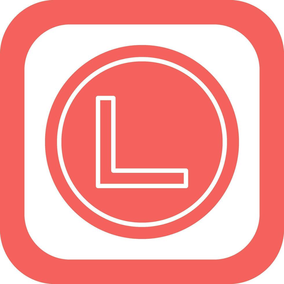 Right Angle Vector Icon