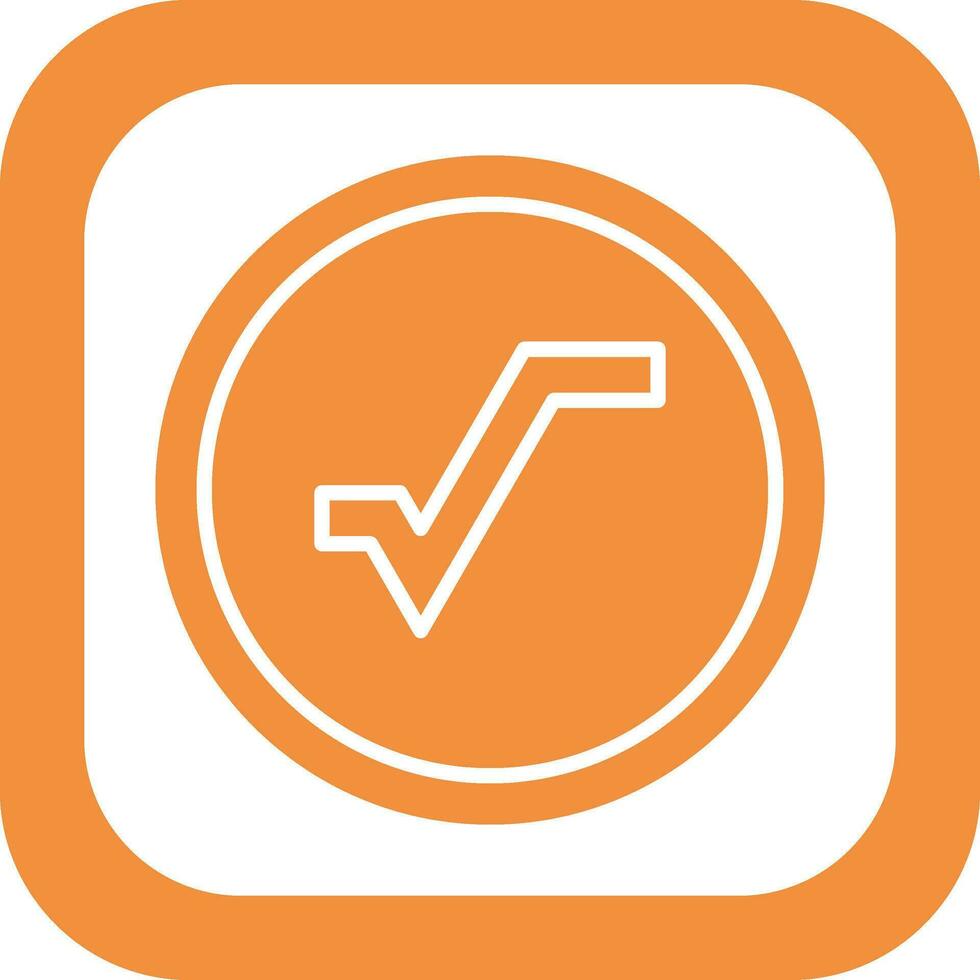 Square Root Vector Icon