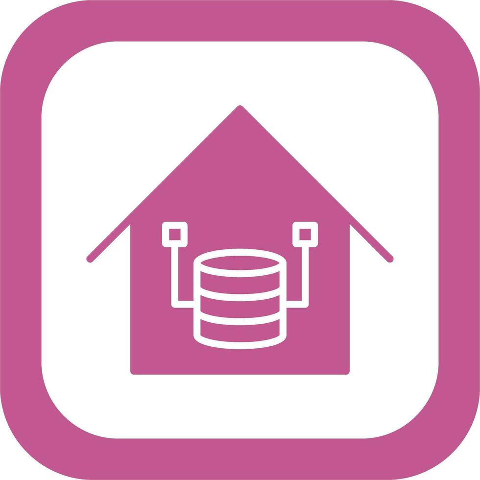 Data Warehouse Vector Icon