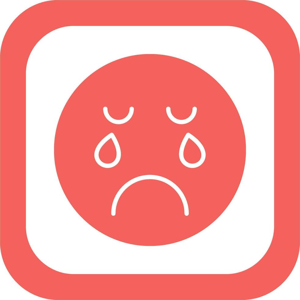 Crying Vector Icon