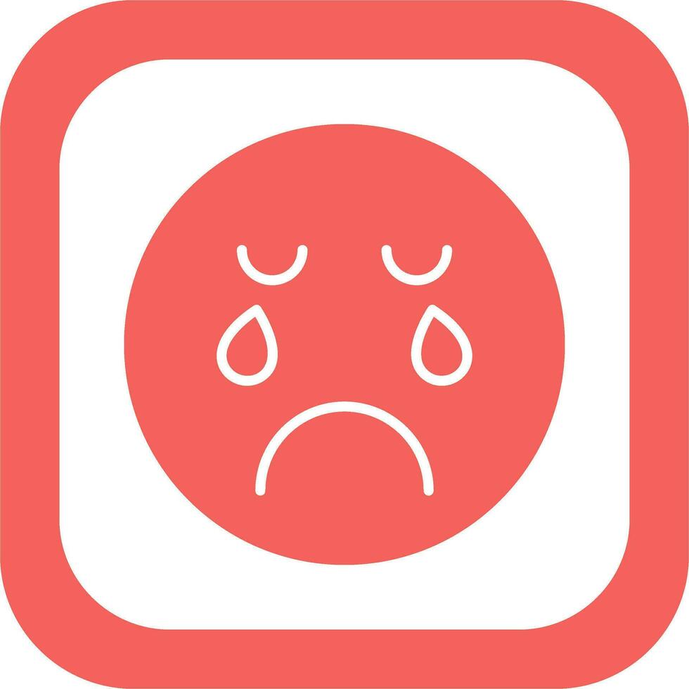 Crying Vector Icon