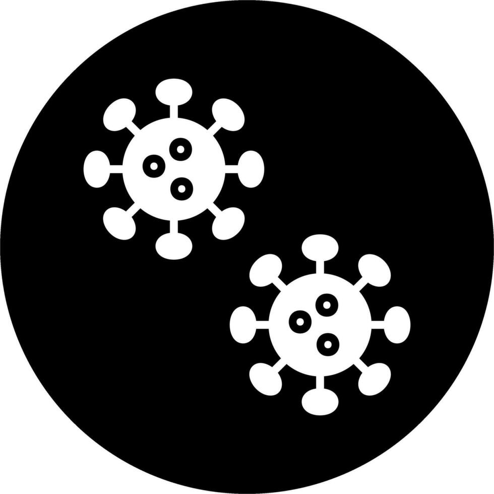 icono de vector de virus