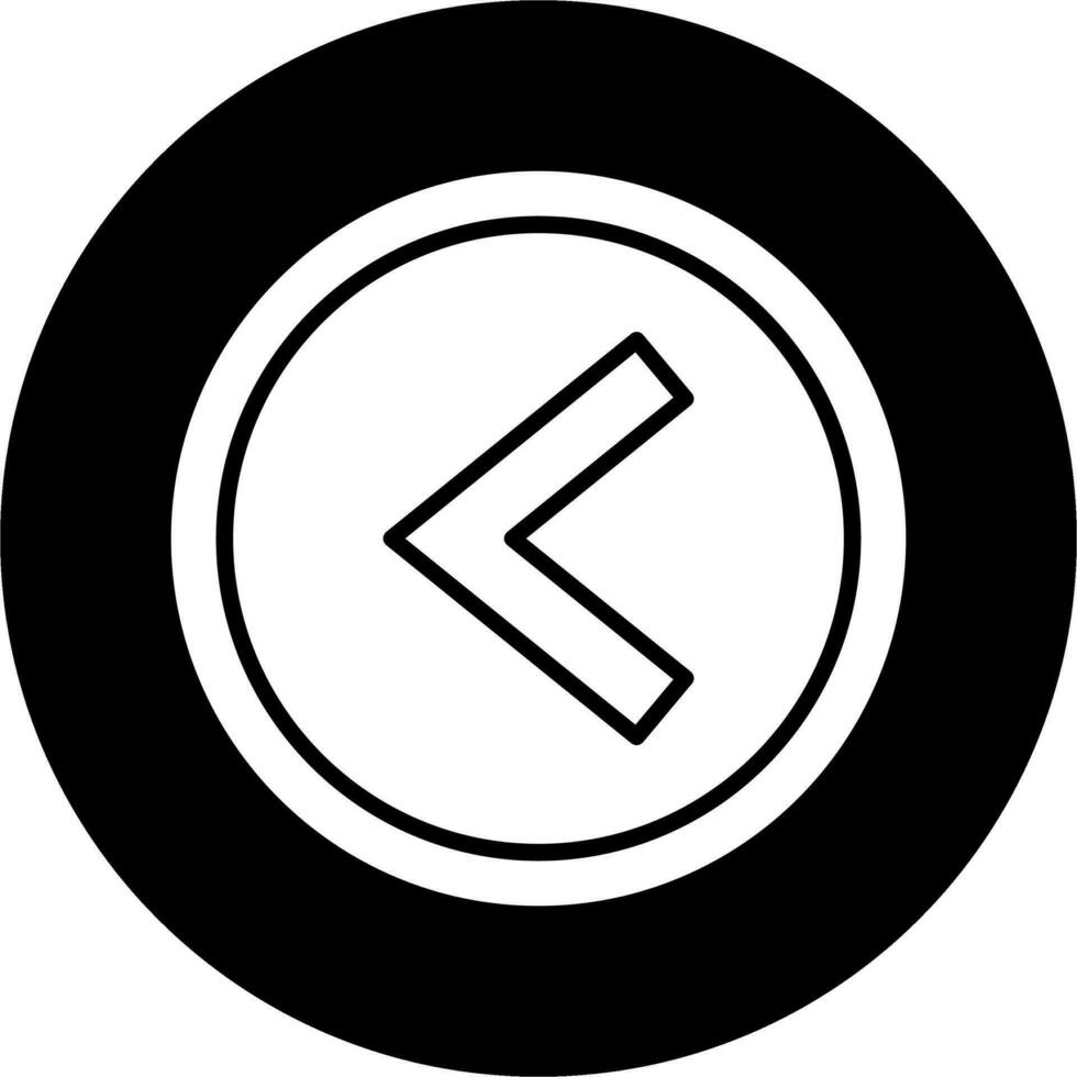 Less Than Vector Icon