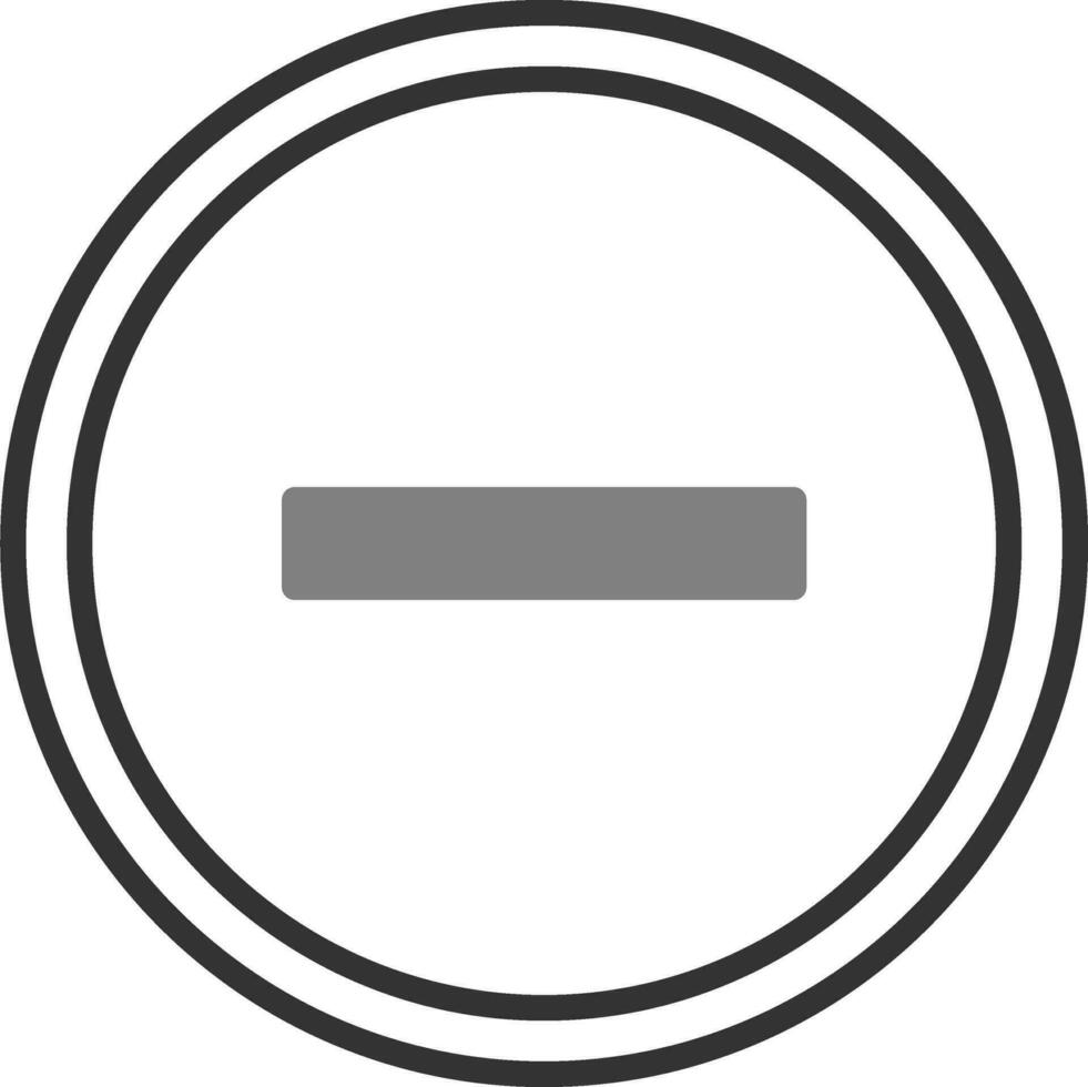 Minus Vector Icon