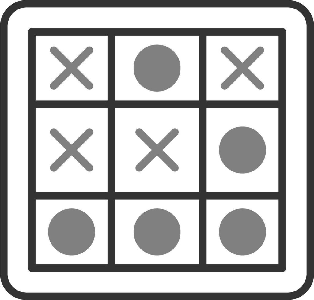 Tic Tac Toe Vector Icon