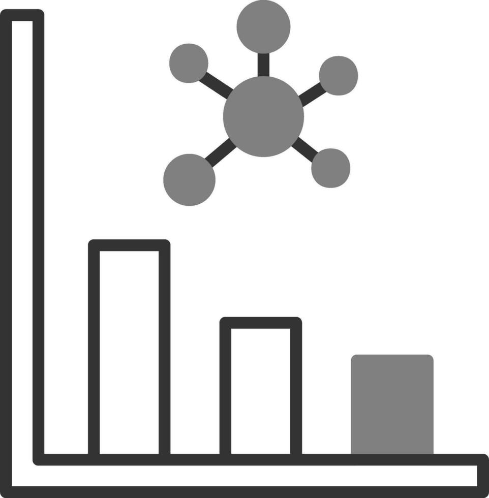 icono de vector de histograma