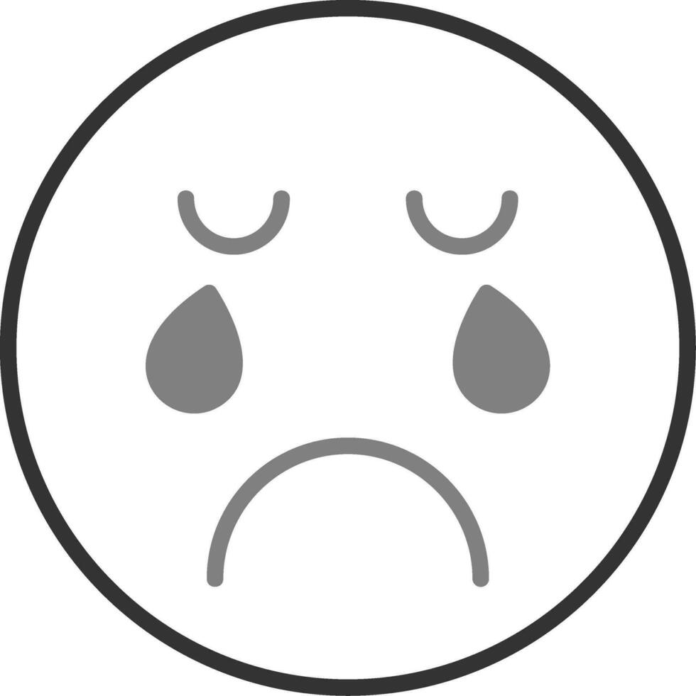 Crying Vector Icon