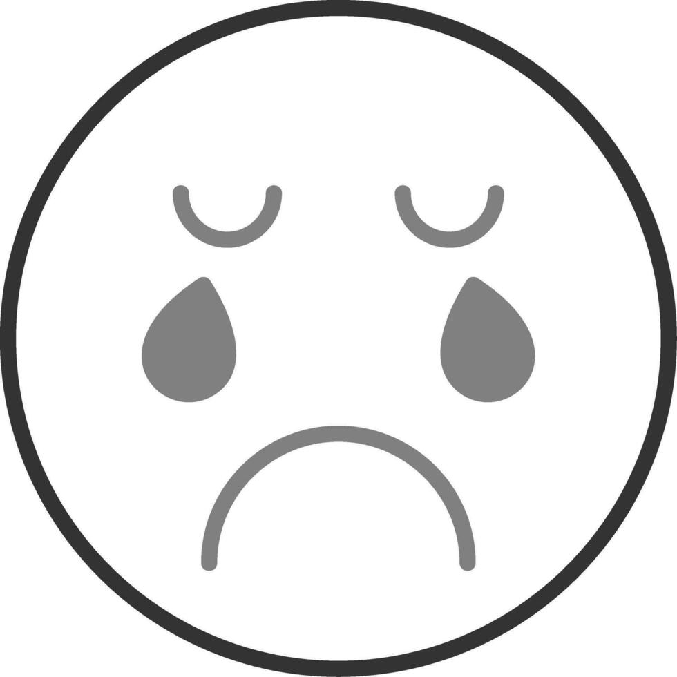 Crying Vector Icon