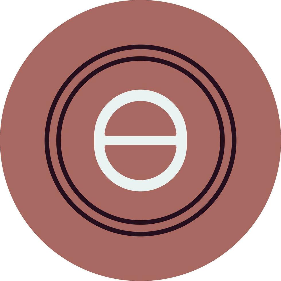Theta Vector Icon