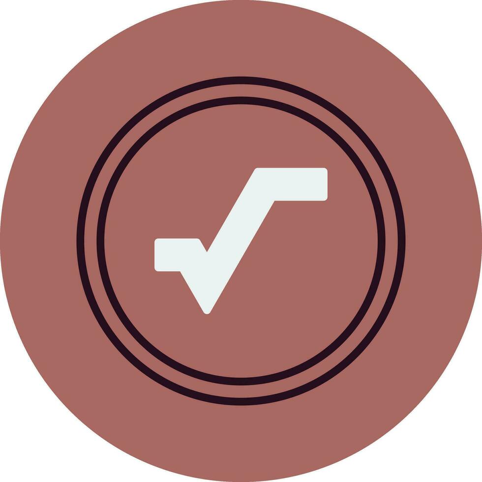 Square Root Vector Icon