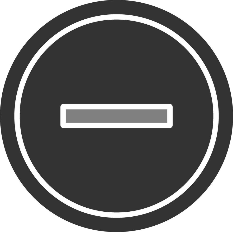 Minus Vector Icon