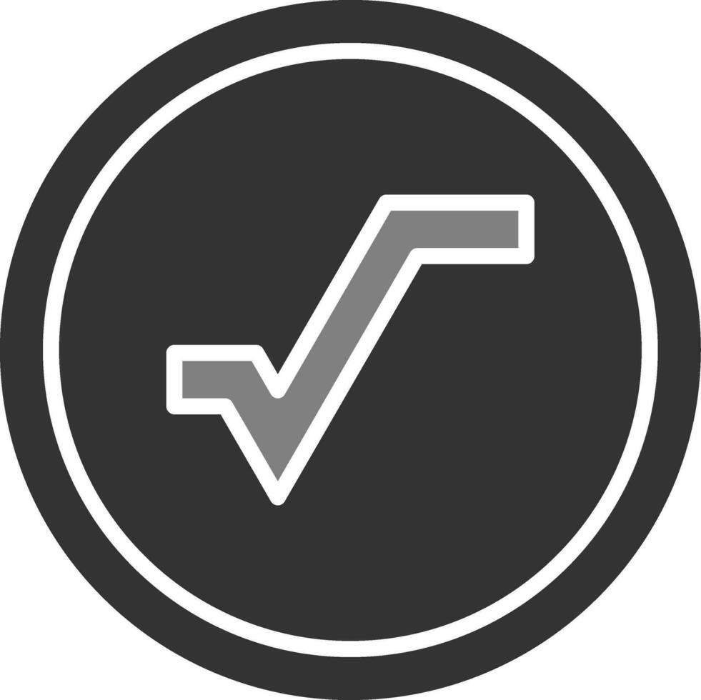 Square Root Vector Icon