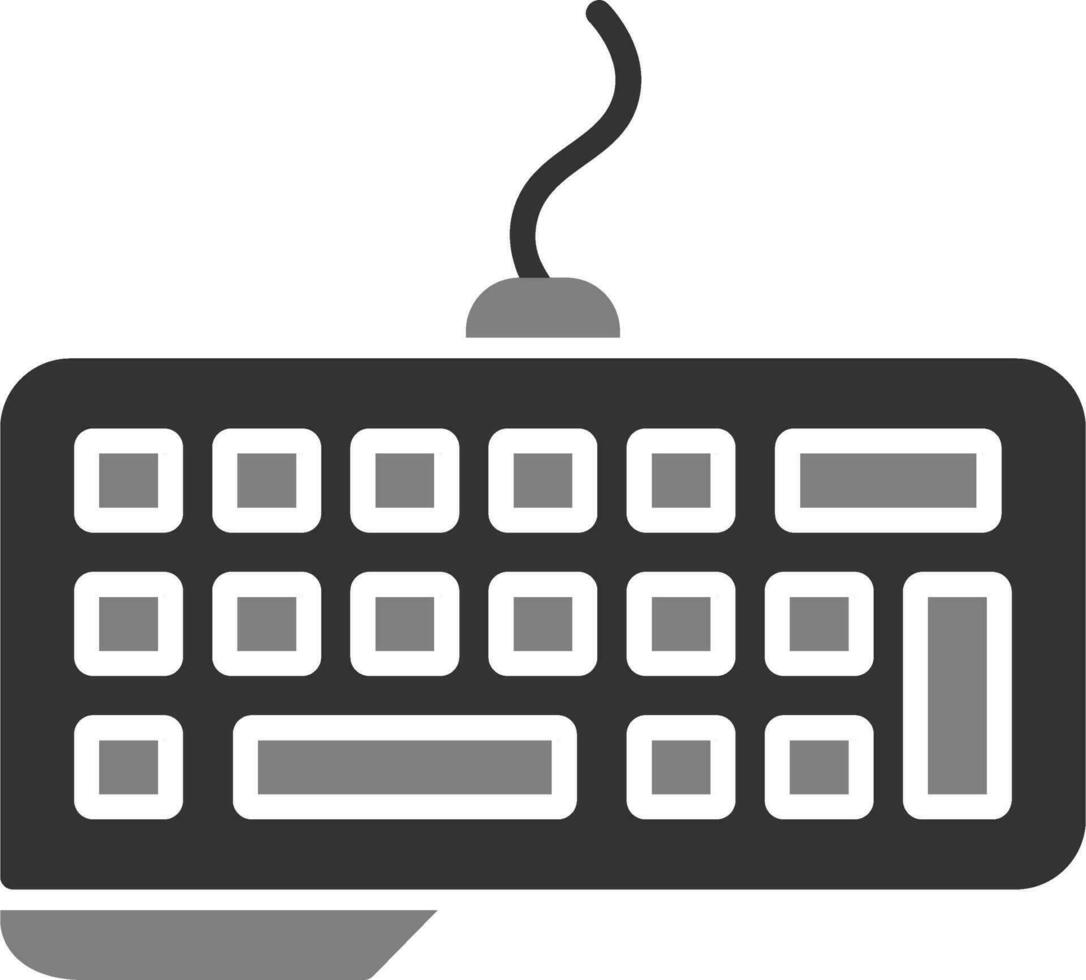 icono de vector de teclado