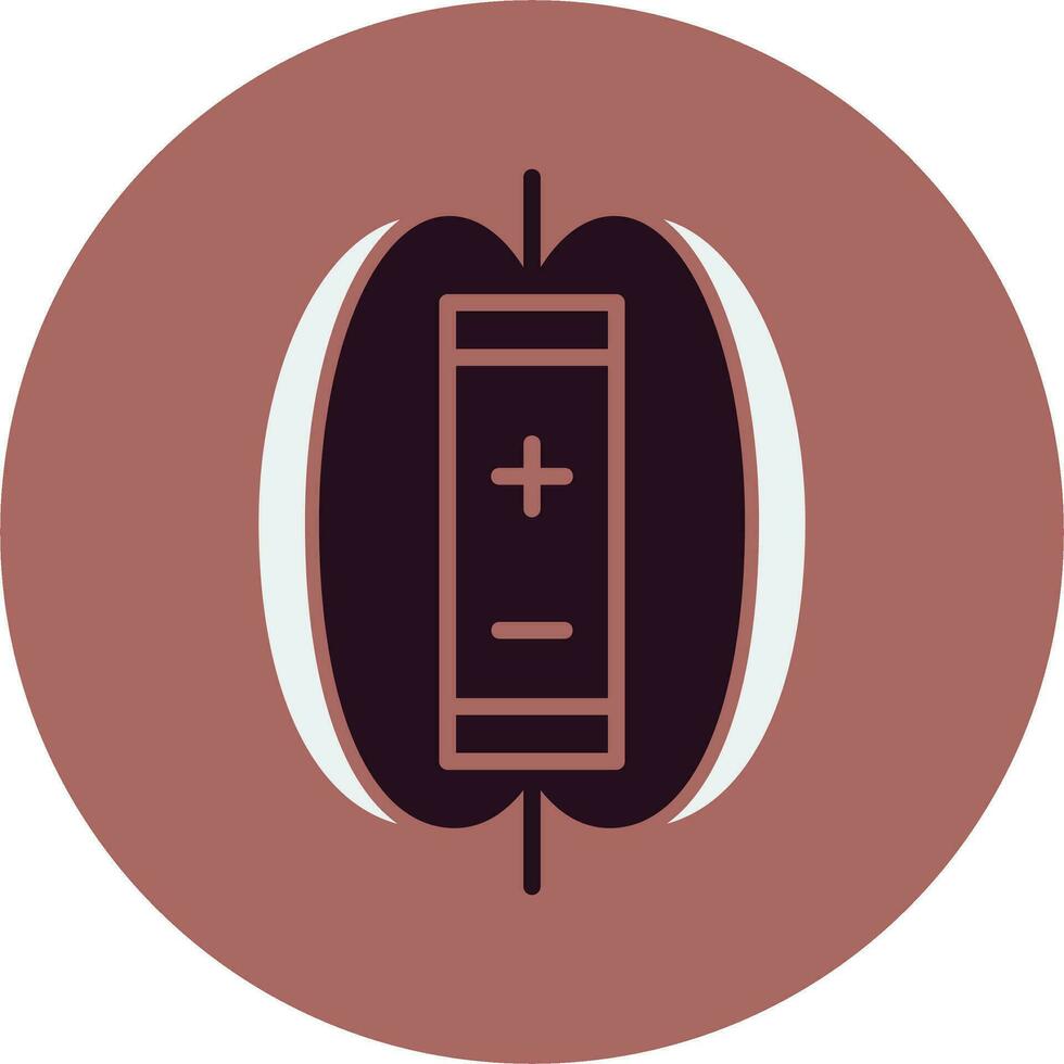Magnetic Field Vector Icon
