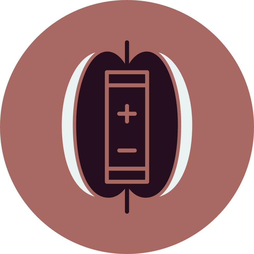 Magnetic Field Vector Icon