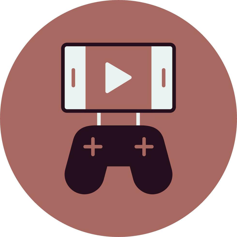 Mobile Game Vector Icon