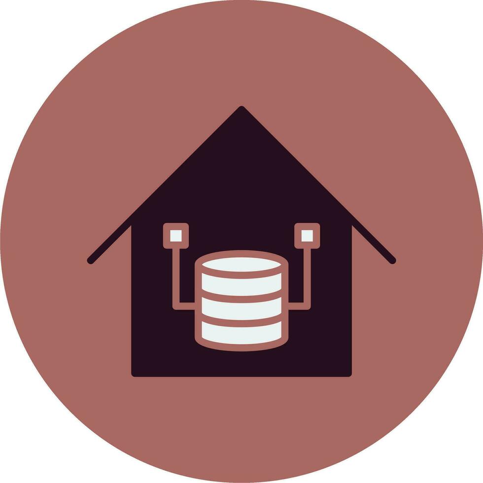 Data Warehouse Vector Icon