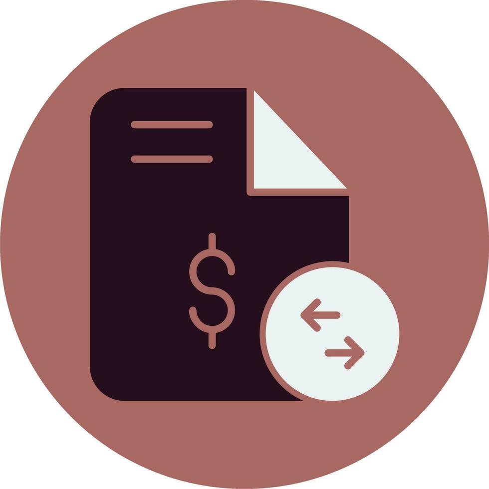 Transactional Data Vector Icon