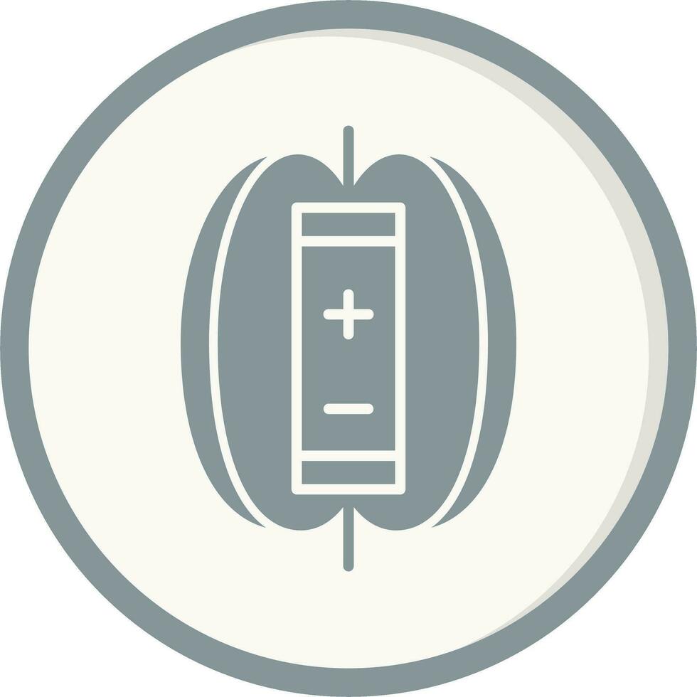 Magnetic Field Vector Icon