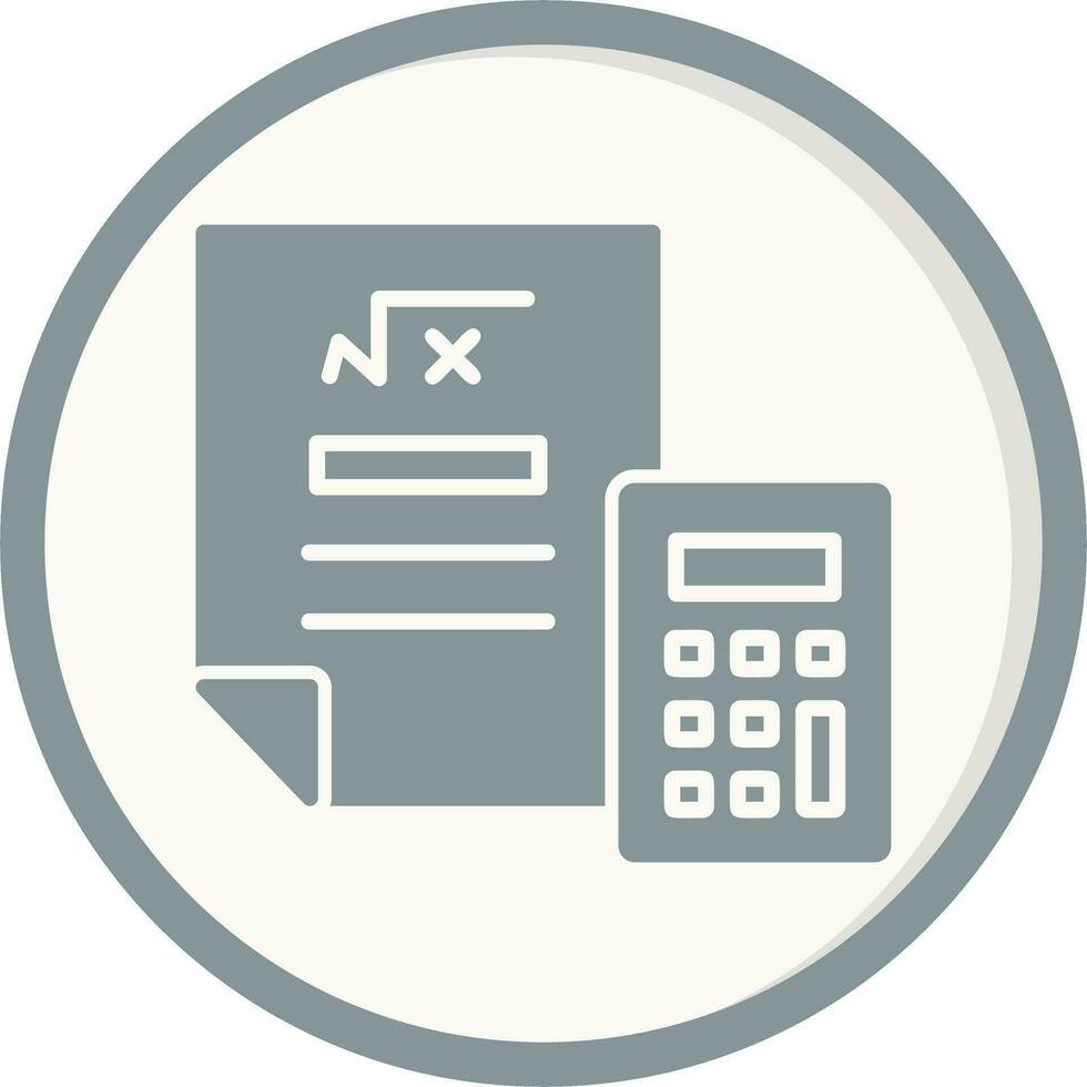 Mathematics Vector Icon